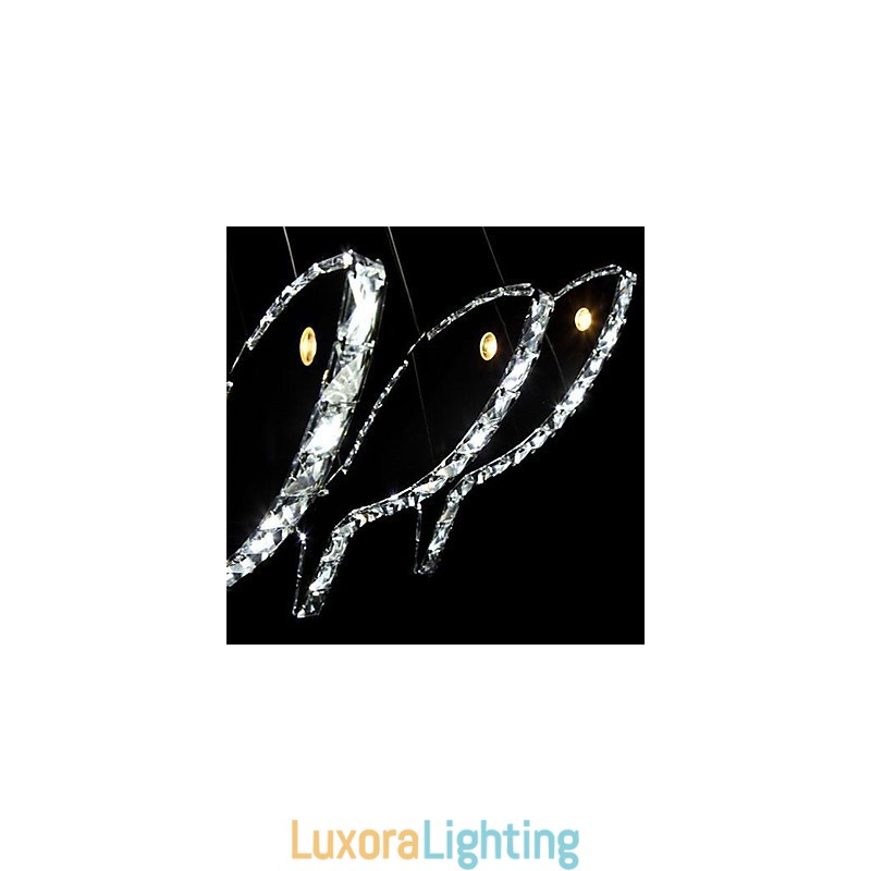 Designer Touch Decorative Modern Contemporary Crystal Metal Pendant Light