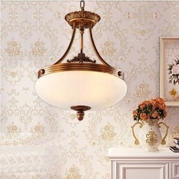 Designer Touch Decorative European Marble lamp Copper Chandelier Lights