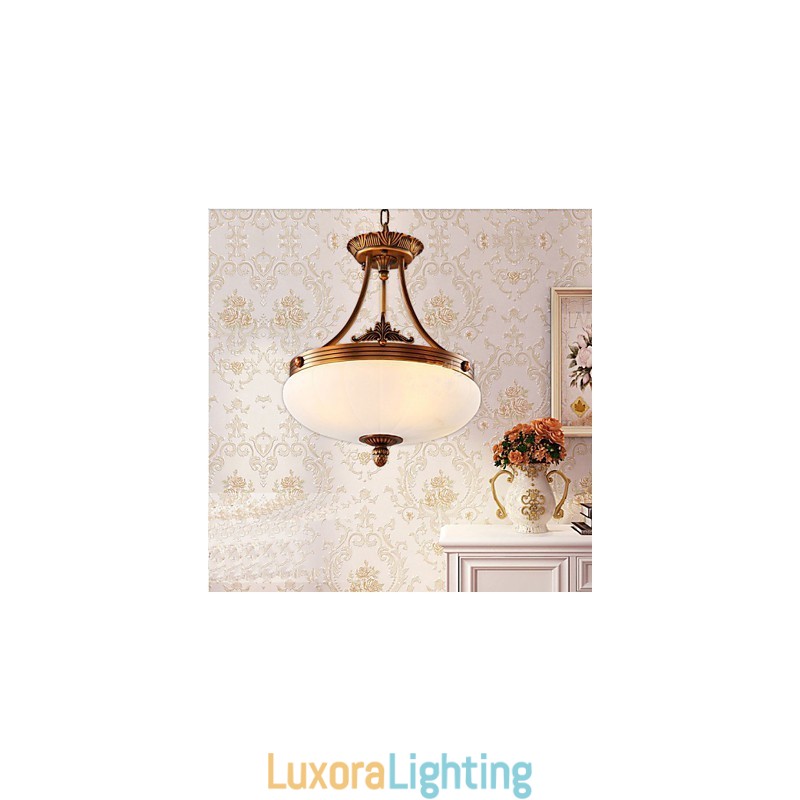 Designer Touch Decorative European Marble lamp Copper Chandelier Lights