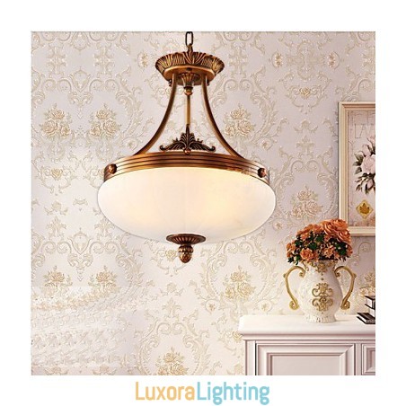 Designer Touch Decorative European Marble lamp Copper Chandelier Lights