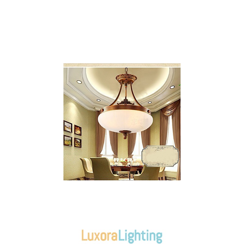 Designer Touch Decorative European Marble lamp Copper Chandelier Lights