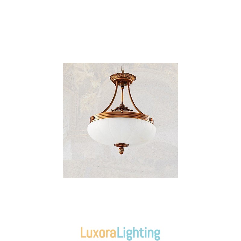Designer Touch Decorative European Marble lamp Copper Chandelier Lights