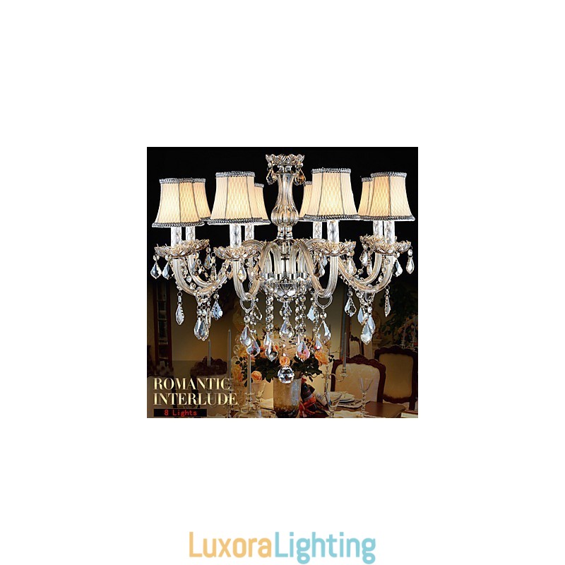 Designer Touch Decorative Large Crystal Chandelier 8 Arms Luxury Crystal Light Fashion Chandelier Crystal Light