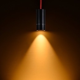 Designer Touch Decorative 1 Light Mini Pendant light Black Anodized with Aluminium