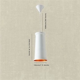 Designer Touch Decorative Classic Rustic Vintage Mini Style Painting Metal Pendant Light