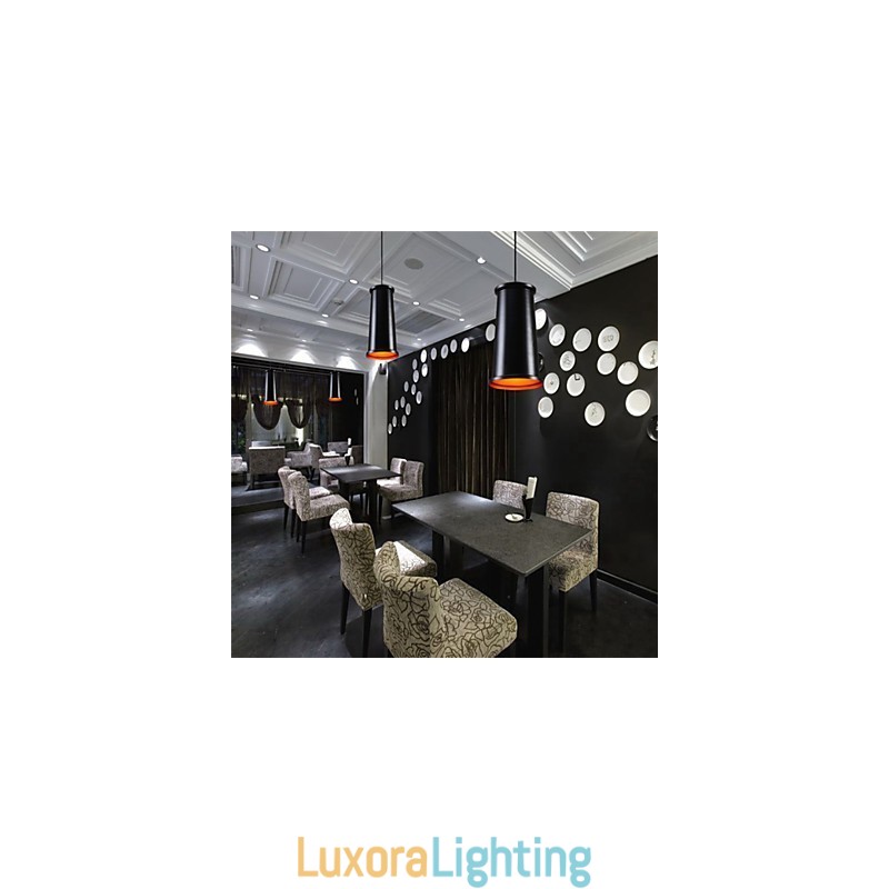 Designer Touch Decorative Classic Rustic Vintage Mini Style Painting Metal Pendant Light