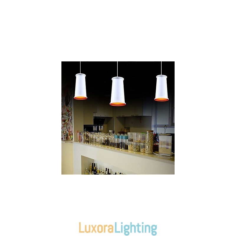 Designer Touch Decorative Classic Rustic Vintage Mini Style Painting Metal Pendant Light