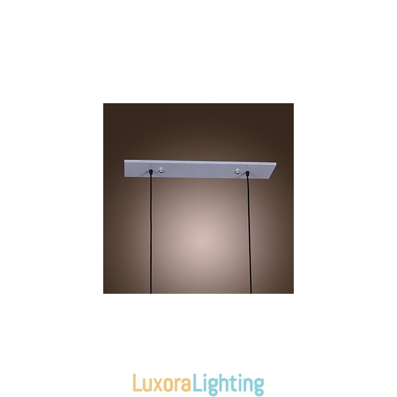 Designer Touch Decorative Modern Glass Pendant Light with 2 Lights in Transparent Bottle Design