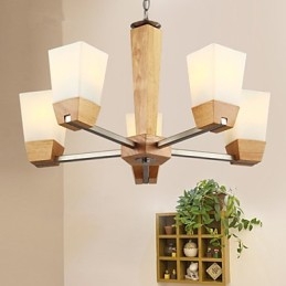 Designer Touch Decorative Pendant Lights Country Wood Bamboo