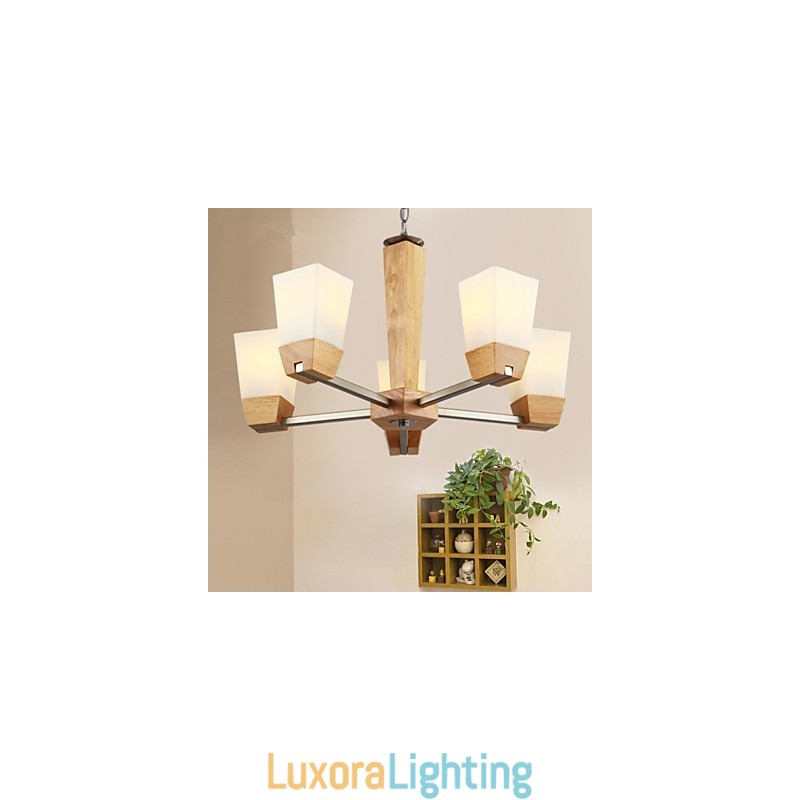 Designer Touch Decorative Pendant Lights Country Wood Bamboo