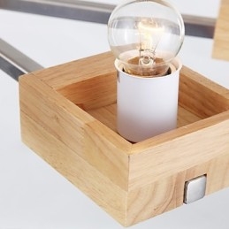 Designer Touch Decorative Pendant Lights Country Wood Bamboo