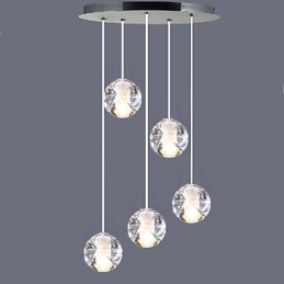 Designer Touch Decorative Crystal Glass Chandelier Hail