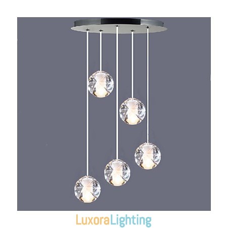 Designer Touch Decorative Crystal Glass Chandelier Hail