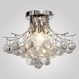 Designer Touch Decorative Chandelier Modern Crystal 3 Lights