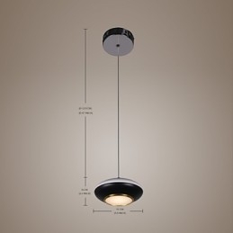 Designer Touch Decorative 9W Modern Flying saucer Design High Quality Pendant Light Cafe