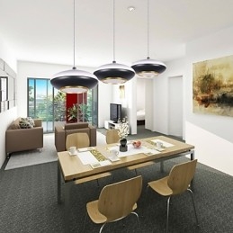 Designer Touch Decorative 9W Modern Flying saucer Design High Quality Pendant Light Cafe