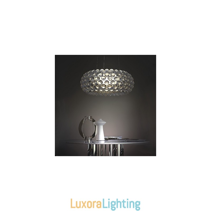 Designer Touch Decorative Beaded Pendant Light with 1 Light
