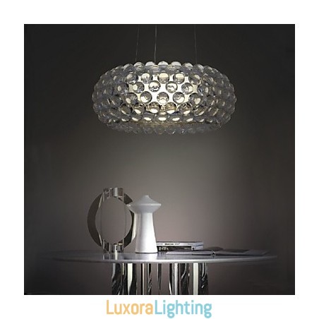 Designer Touch Decorative Beaded Pendant Light with 1 Light