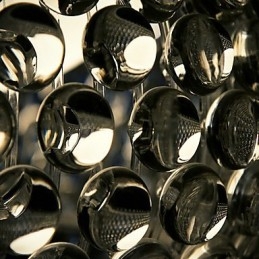 Designer Touch Decorative Beaded Pendant Light with 1 Light