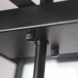 Designer Touch Decorative Rustic Lodge Mini Style Electroplated Metal Chandelier