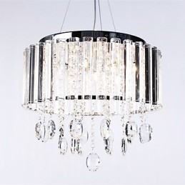 Designer Touch Decorative Crystal Pendant Light with 3 Lights