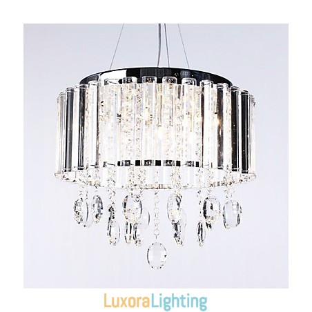 Designer Touch Decorative Crystal Pendant Light with 3 Lights