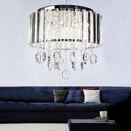 Designer Touch Decorative Crystal Pendant Light with 3 Lights