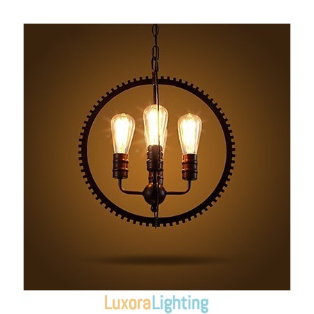 Designer Touch Decorative Creative Retro Pendant Lamps American country wrought iron Chandelier