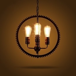 Designer Touch Decorative Creative Retro Pendant Lamps American country wrought iron Chandelier