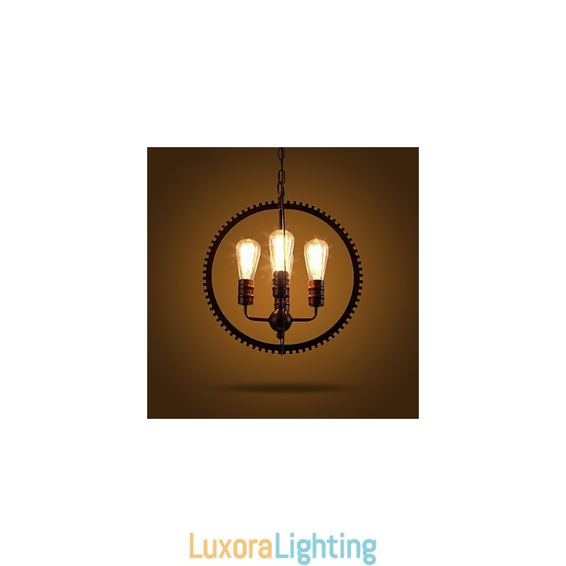 Designer Touch Decorative Creative Retro Pendant Lamps American country wrought iron Chandelier