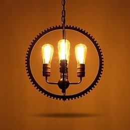 Designer Touch Decorative Creative Retro Pendant Lamps American country wrought iron Chandelier