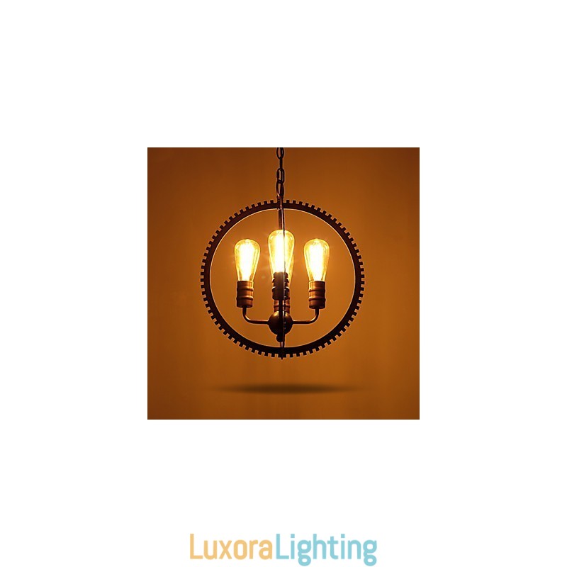 Designer Touch Decorative Creative Retro Pendant Lamps American country wrought iron Chandelier