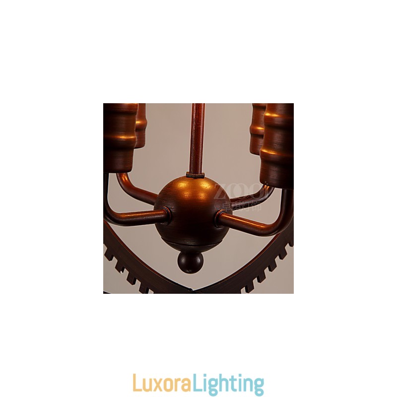 Designer Touch Decorative Creative Retro Pendant Lamps American country wrought iron Chandelier