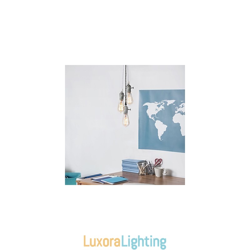 Designer Touch Decorative Traditional Classic Vintage Mini Style Metal Pendant Light