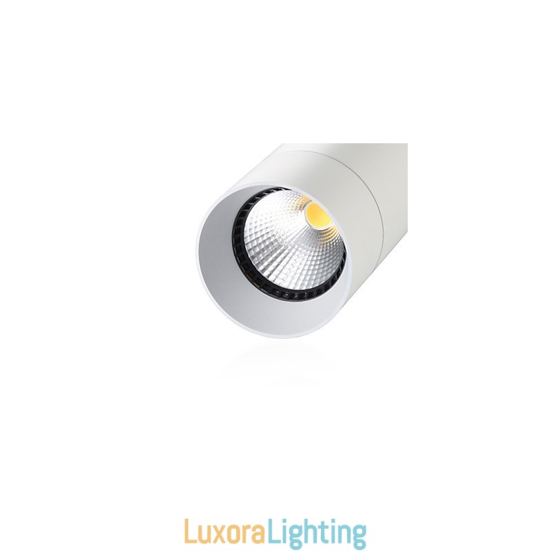 Designer Touch Decorative GE 05032 8W 136mm 1 Light Mini Pendant light Powdered White with Aluminium