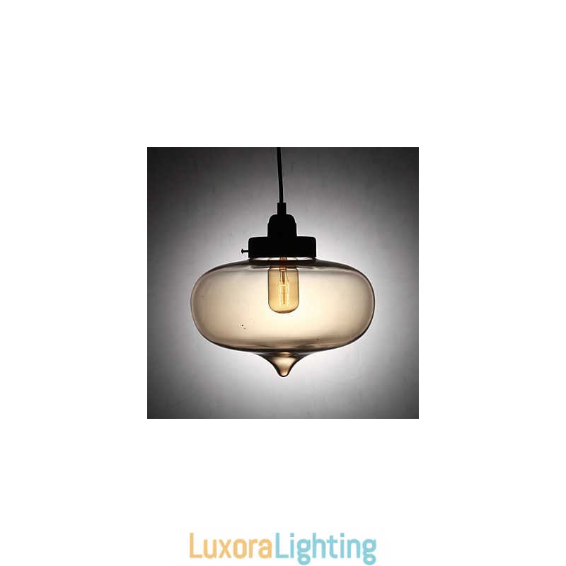 Designer Touch Decorative Modern Transparent Glass Pendant Light with 2 Lights in Bubble Design