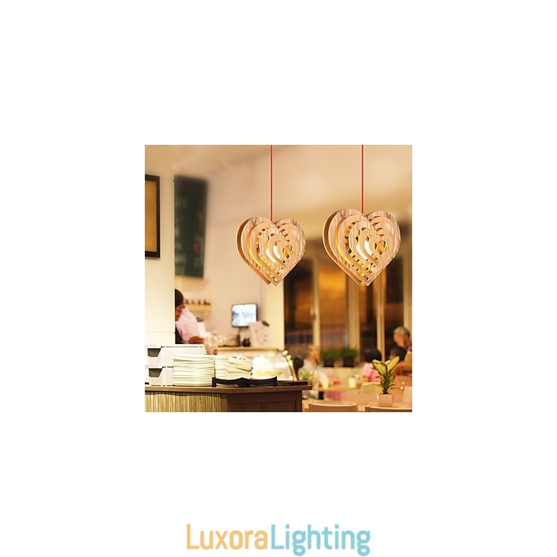 Designer Touch Decorative Chandelier Mini Style Lantern Wood Bamboo