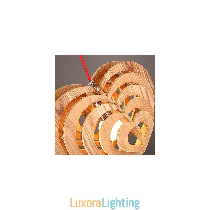 Designer Touch Decorative Chandelier Mini Style Lantern Wood Bamboo