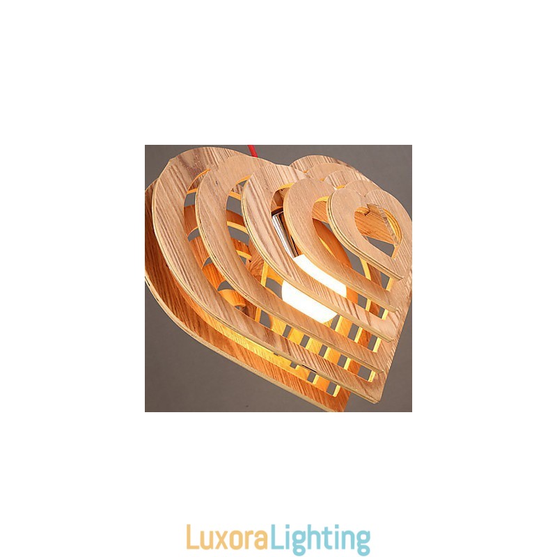 Designer Touch Decorative Chandelier Mini Style Lantern Wood Bamboo