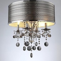 Designer Touch Decorative Modern Contemporary Crystal Metal Pendant Light