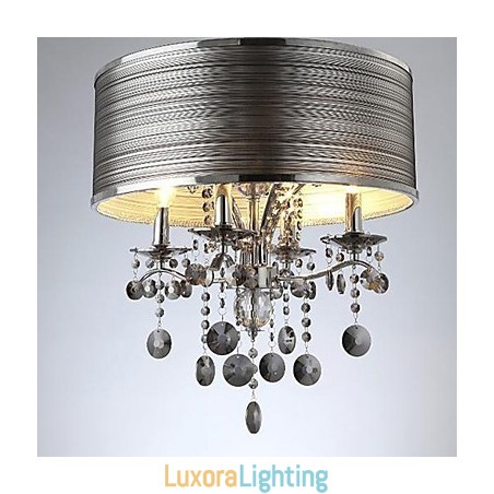 Designer Touch Decorative Modern Contemporary Crystal Metal Pendant Light