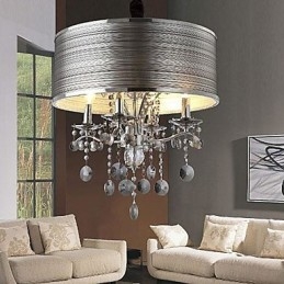 Designer Touch Decorative Modern Contemporary Crystal Metal Pendant Light