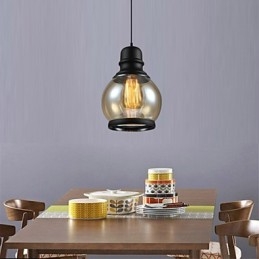 Designer Touch Decorative Retro Lighting Loft Lights Glass Pendant Light