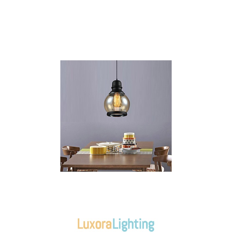 Designer Touch Decorative Retro Lighting Loft Lights Glass Pendant Light