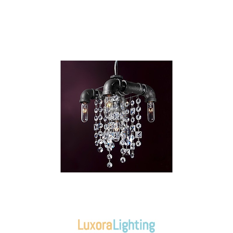 Designer Touch Decorative North American Style Characteristic 5 Light Pendant In Pipe Design