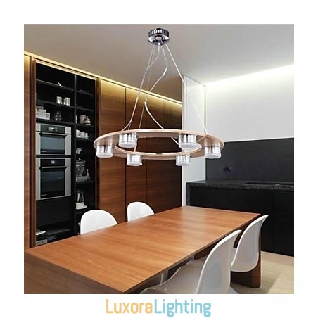 Designer Touch Decorative Pendant Lights Modern Contemporary Wood Bamboo