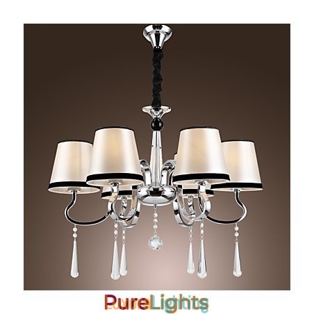 Designer Touch Decorative Modern Contemporary Traditional Classic Rustic Lodge Vintage Island Chrome Metal Chandelier Dining