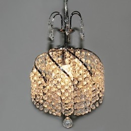 Designer Touch Decorative Stylish Crystal Pendant Light with 1 Light