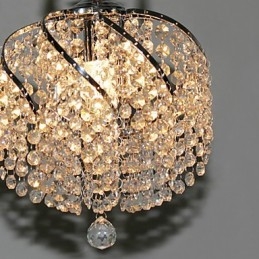 Designer Touch Decorative Stylish Crystal Pendant Light with 1 Light