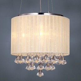 Designer Touch Decorative Elegant Crystal Pendant Light with 4 Lights